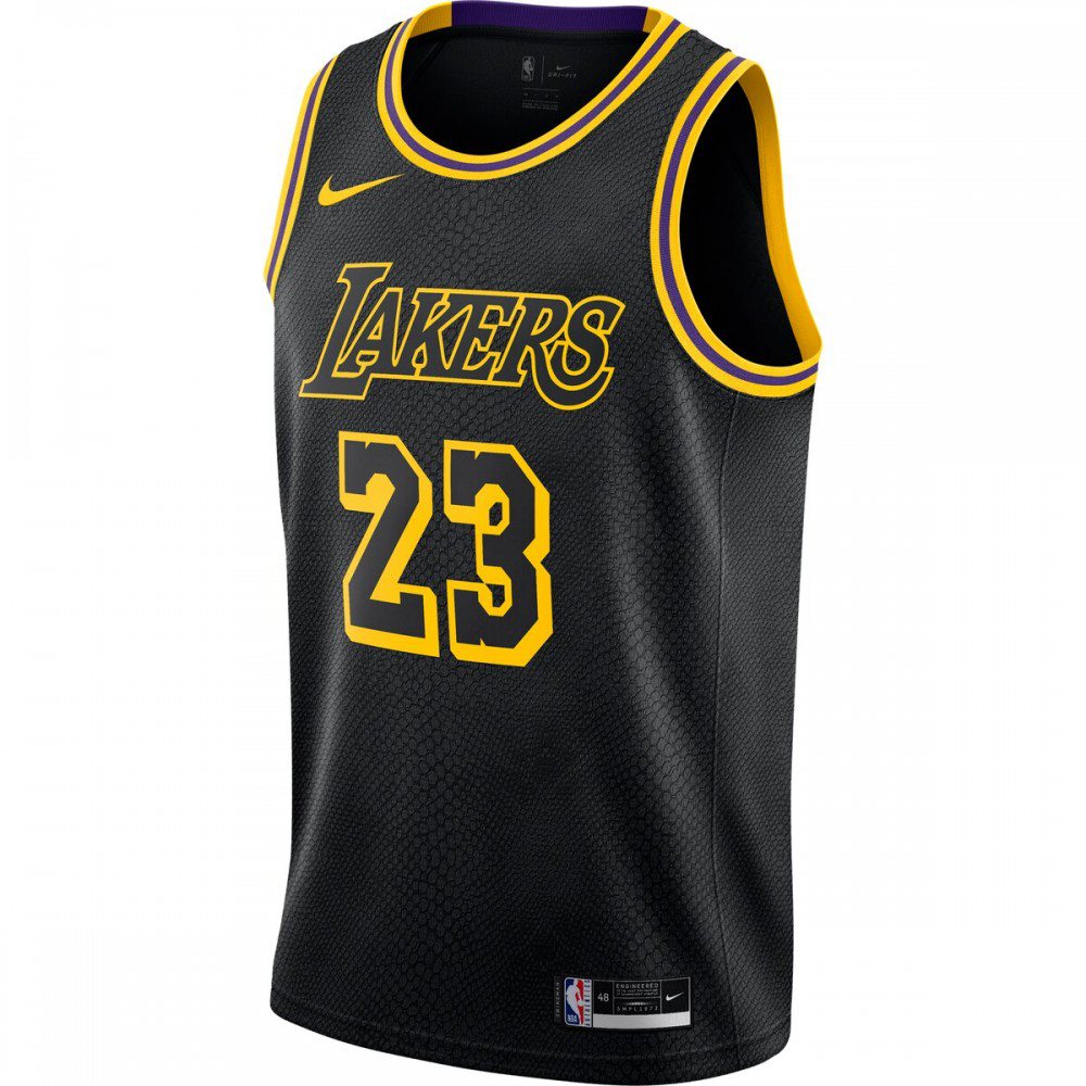 LeBron James Los Angeles Lakers City Edition Swingman Jersey - Black-Pro Kit Vault | Brand New 26/27 Sports Jerseys